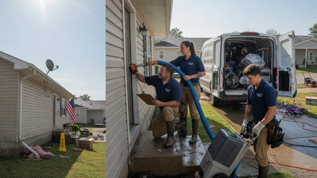 Ceiling Water Damage Restoration in Conway, AR near me